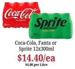 Farmer Jack's Coca-Cola, Fanta or Sprite offer