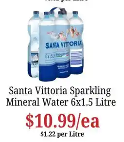 Farmer Jack's Santa Vittoria Sparkling Mineral Water offer