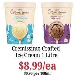 Farmer Jack's Cremissimo Crafted Ice Cream offer