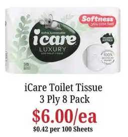 Farmer Jack's iCare Toilet Tissue offer