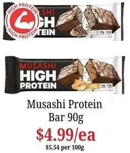 Farmer Jack's Musashi Protein Bar offer