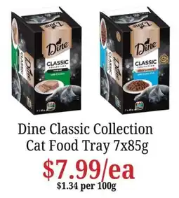 Farmer Jack's Dine Classic Collection Cat Food Tray offer
