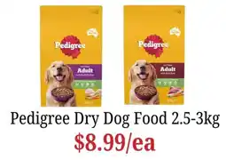 Farmer Jack's Pedigree Dry Dog Food offer