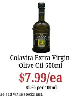 Farmer Jack's Colavita Extra Virgin Olive Oil offer
