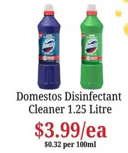 Farmer Jack's Domestos Disinfectant Cleaner offer