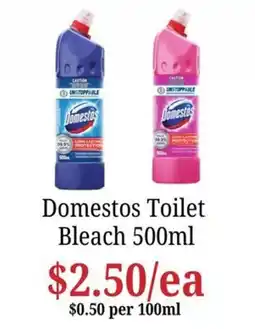 Farmer Jack's Domestos Toilet Bleach offer