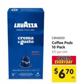 Spar Lavazza Coffee Pods offer