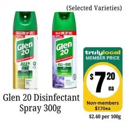 Farmer Jack's Glen 20 Disinfectant Spray offer