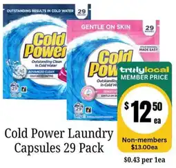 Farmer Jack's Cold Power Laundry Capsules offer