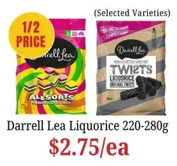 Farmer Jack's Darrell Lea Liquorice offer