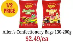 Farmer Jack's Allen's Confectionery Bags offer