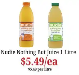 Farmer Jack's Nudie Nothing But Juice offer