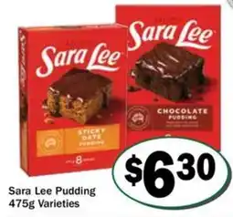 Friendly Grocer Sara Lee Pudding Varieties offer