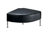 LivingStyles Techno PU Leather Corner Ottoman Bench offer