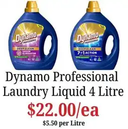 Farmer Jack's Dynamo Professional Laundry Liquid offer