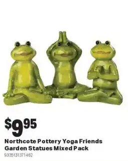 Mitre 10 Northcote Pottery Yoga Friends Garden Statues Mixed Pack offer