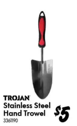 Bunnings Trojan Stainless Steel Hand Trowel offer