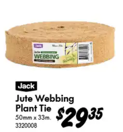 Bunnings Jack Jute Webbing Plant Tie offer
