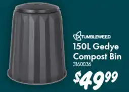 Bunnings Tumbleweed 150L Gedye Compost Bin offer