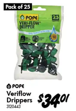 Bunnings POPE Veriflow Drippers offer