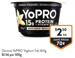 Foodworks Danone YoPRO Yoghurt Tub offer