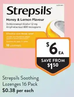 Foodworks Strepsils Soothing Lozenges offer