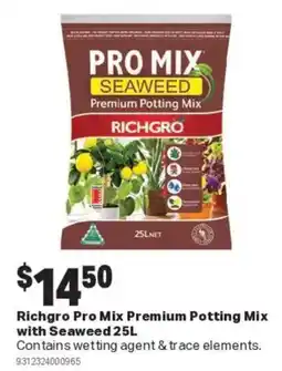 Mitre 10 Richgro Pro Mix Premium Potting Mix with Seaweed offer