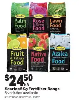 Mitre 10 Searles 5Kg Fertiliser Range offer