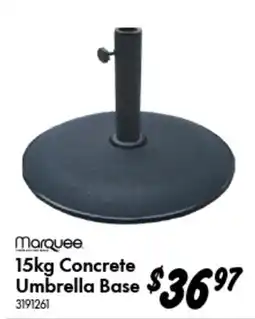 Bunnings Marquee 15kg Concrete Umbrella Base offer