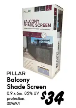 Bunnings Pillar Balcony Shade Screen offer
