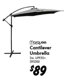 Bunnings Marquee Cantilever Umbrella offer