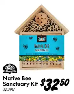 Bunnings Fothergills Native Bee Sanctuary Kit offer