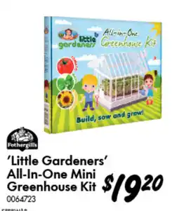 Bunnings Little Gardeners All-In-One Mini Greenhouse Kit offer