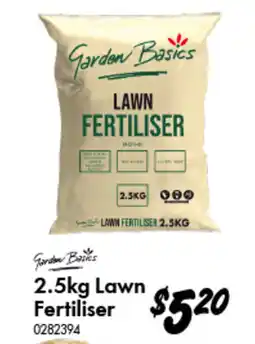 Bunnings Garden Basics Lawn Fertiliser offer