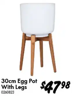 Bunnings 30cm Egg Pot With Legs offer