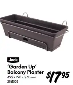 Bunnings Jack 'Garden Up' Balcony Planter offer
