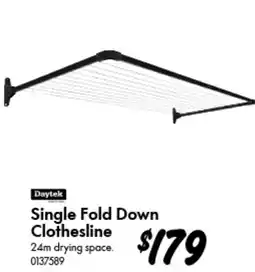 Bunnings Daytek Single Fold Down Clothesline offer