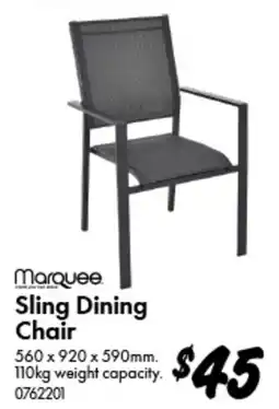 Bunnings Marquee Sling Dining Chair offer