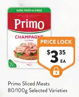 Foodworks Primo Sliced Meats offer