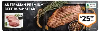 Foodworks Australian Premium Beef Rump Steak offer