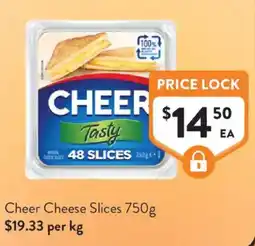 Foodworks Cheer Cheese Slices offer
