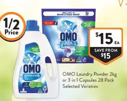 Foodworks OMO Laundry Powder offer
