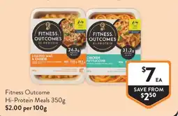 Foodworks Fitness Outcome Hi-Protein Meals offer