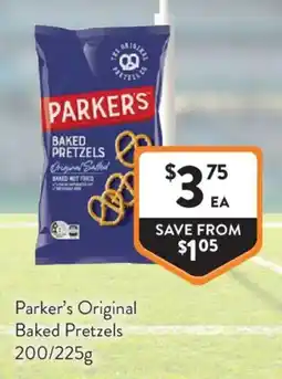 Foodworks Parker's Original Baked Pretzels offer