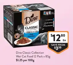 Foodworks Dine Classic Collection Wet Cat Food offer