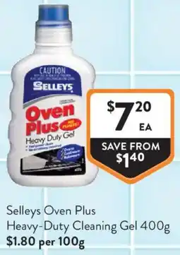 Foodworks Selleys Oven Plus Heavy-Duty Cleaning Gel offer
