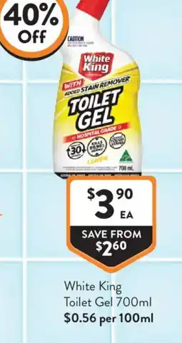 Foodworks White King Toilet Gel offer