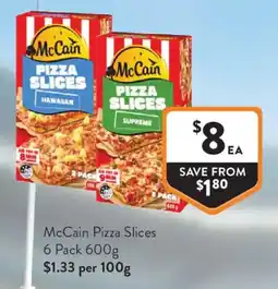 Foodworks McCain Pizza Slices offer