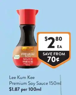 Foodworks Lee Kum Kee Premium Soy Sauce offer