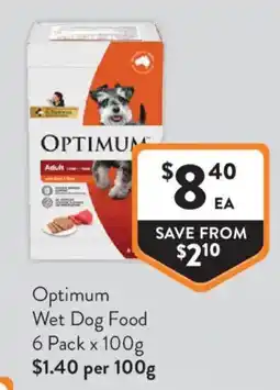 Foodworks Optimum Wet Dog Food offer